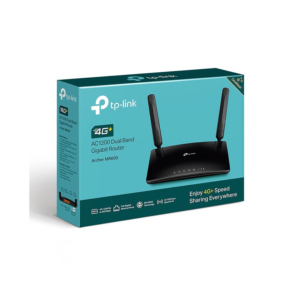 TP-Link Archer MR600 4G+Cat6 AC1200 Wireless Dual Band 4G LTE 