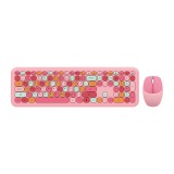 MOFii Wireless Mouse + Keyboard Silent Lollipop Mixed Rose (TH/EN)
