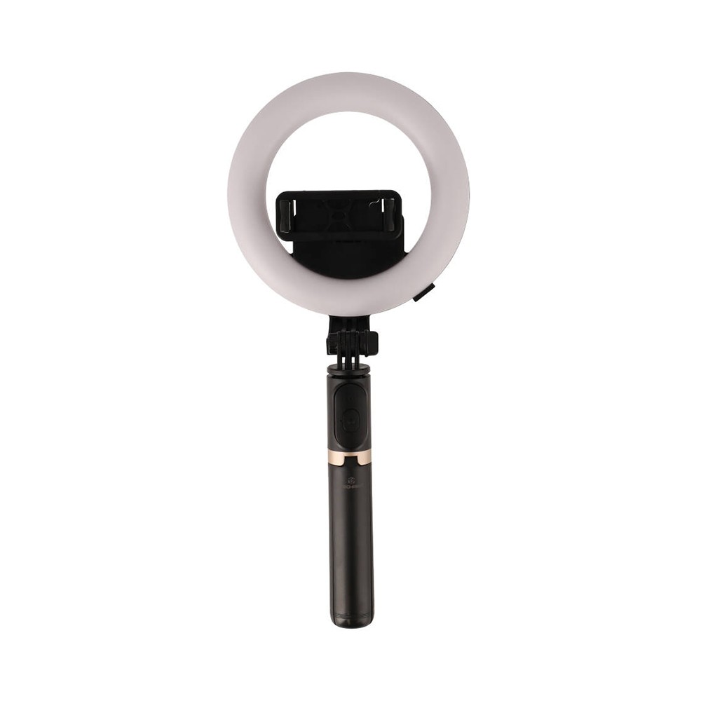 Techpro Portable Ring Light Selfie Stick With Tripod Stand And Remote