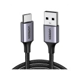 สายชาร์จ Ugreen USB-A to USB-C Cable Nylon 1M. Gray (60126)