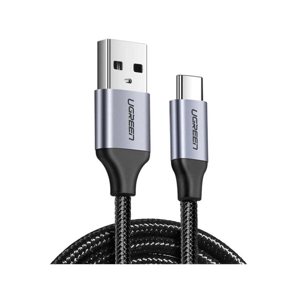 สายชาร์จ Ugreen USB-A to USB-C Cable Nylon 1 เมตร Gray (60126)