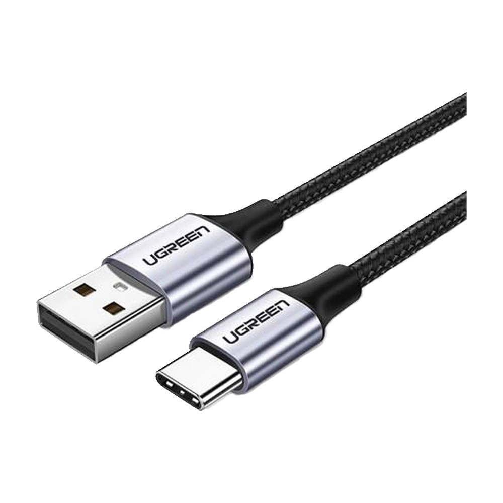 สายชาร์จ Ugreen USB-A to USB-C Cable Nylon 1 เมตร Gray (60126)