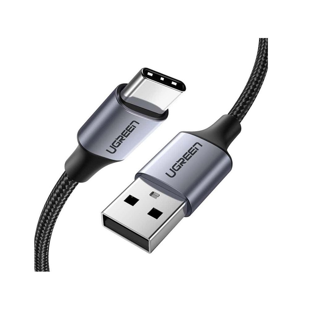 สายชาร์จ Ugreen USB-A to USB-C Cable Nylon 1 เมตร Gray (60126)