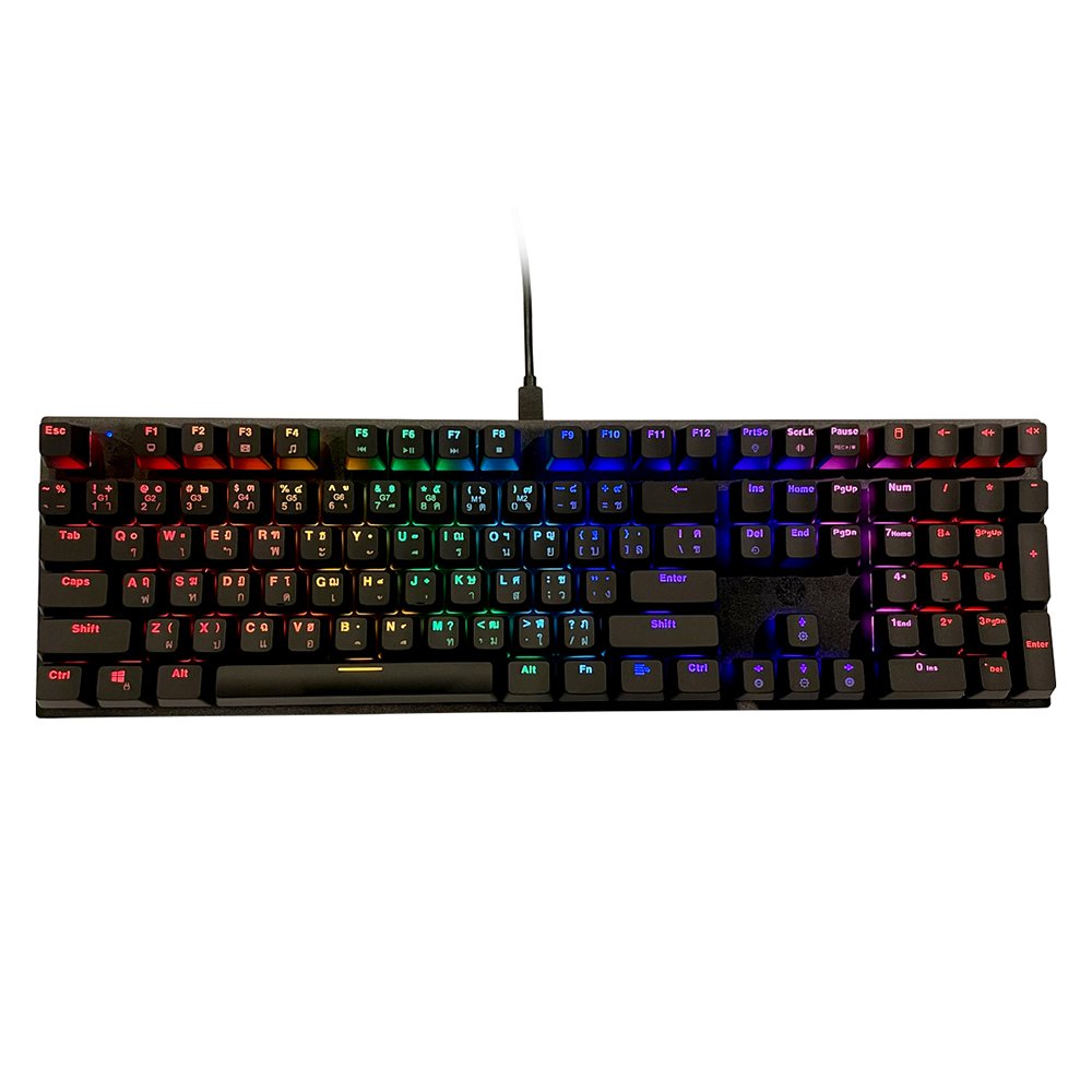 คยบอรดเกมมง Fantech Gaming Keyboard MK855 Maxfit108 Blue Switch