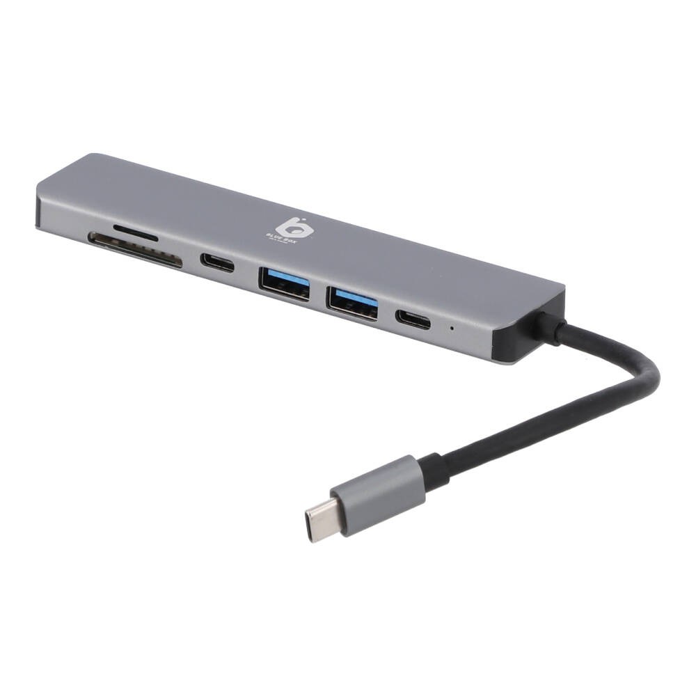 Blue Box 7-in-1 USB Type-C Hub Silver Gray