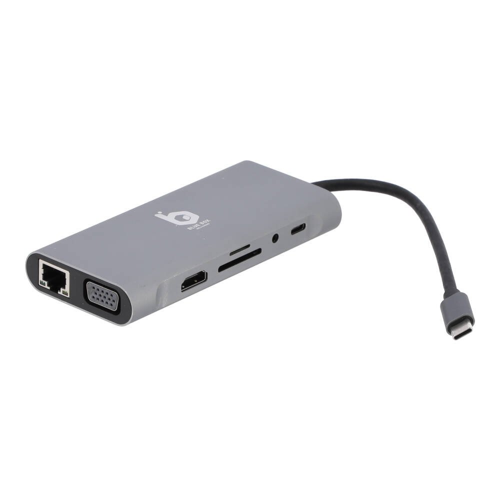 Blue Box 11-in-1 USB Type-C Hub Silver Gray