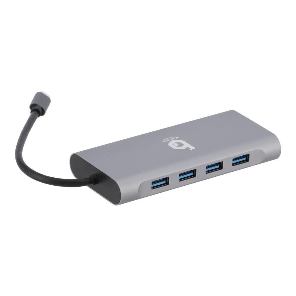 Blue Box 11-in-1 USB Type-C Hub Silver Gray