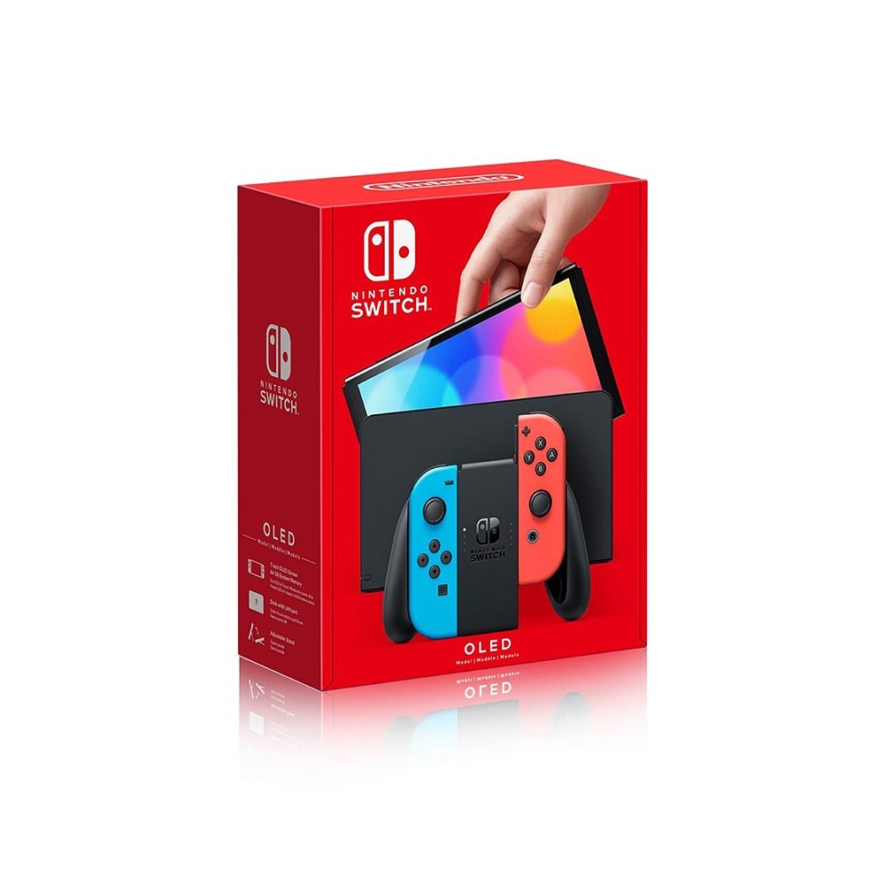 เครื่องเล่นเกม Nintendo Switch  Oled Console Neon Red/Blue