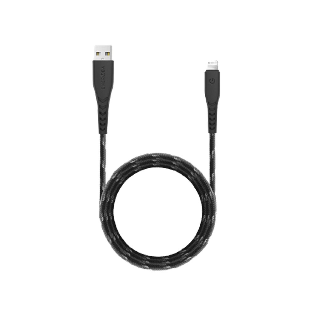 สายชาร์จ ENERGEA USB-A to Lightning Cable NYLOFLEX C89 1.5M. Black