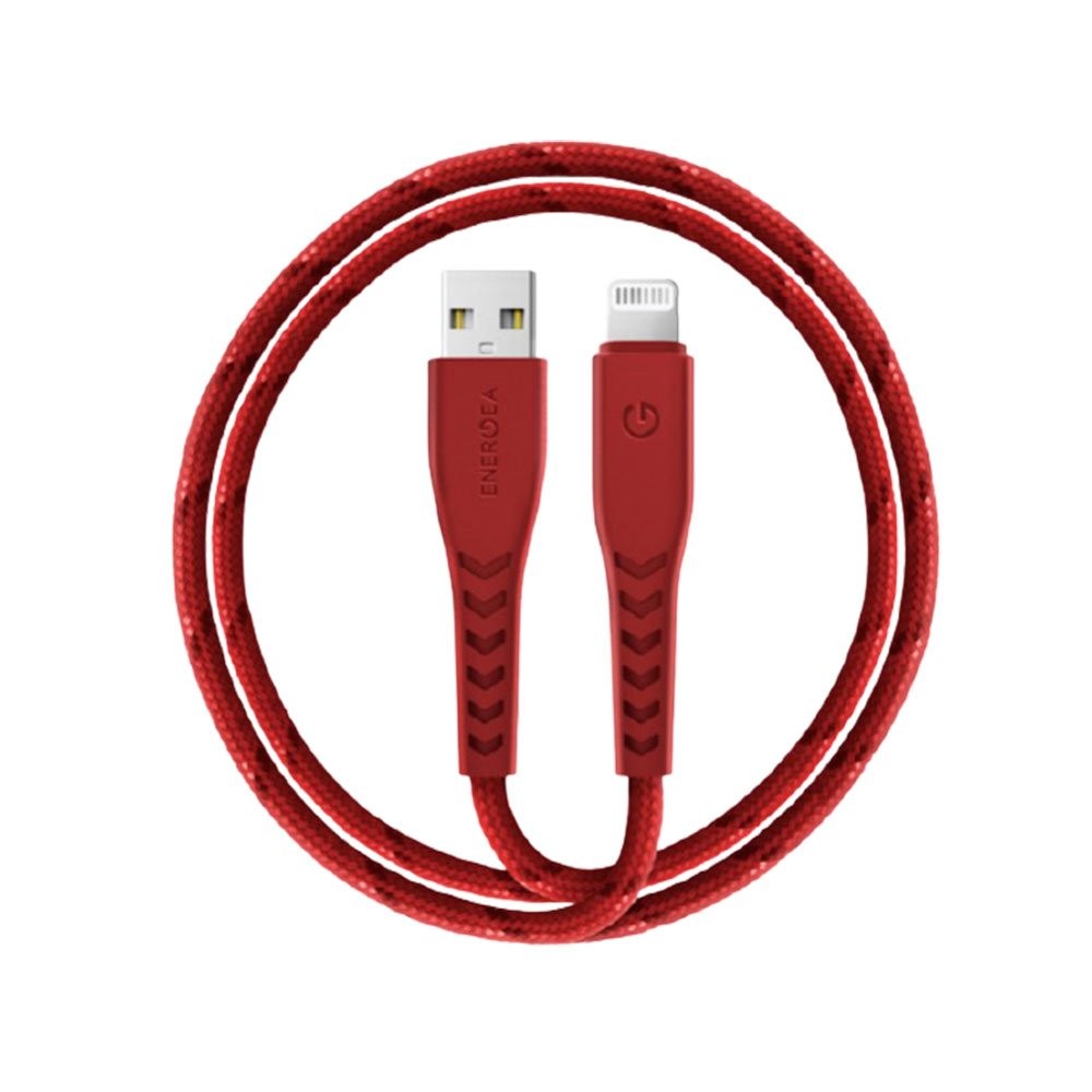 สายชาร์จ Energea Lightning Cable NYLOFLEX C89 1.5 เมตร Red