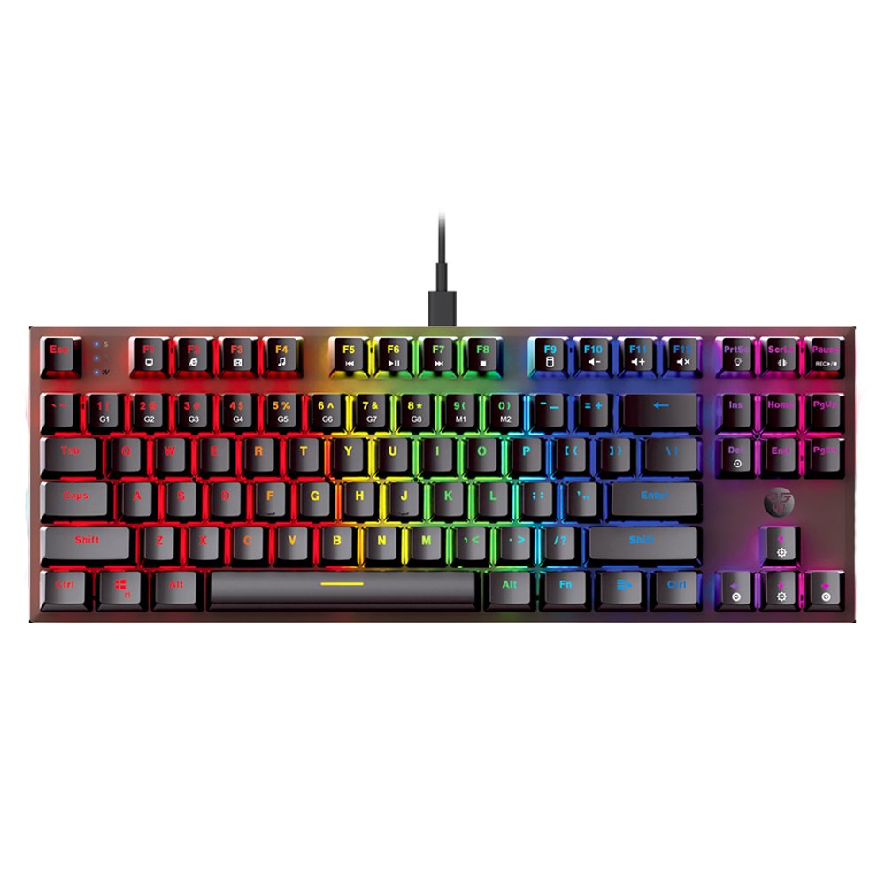 คีย์บอร์ดเกมมิ่ง Fantech Gaming Keyboard Mk856 Mechanical Red Switch ...