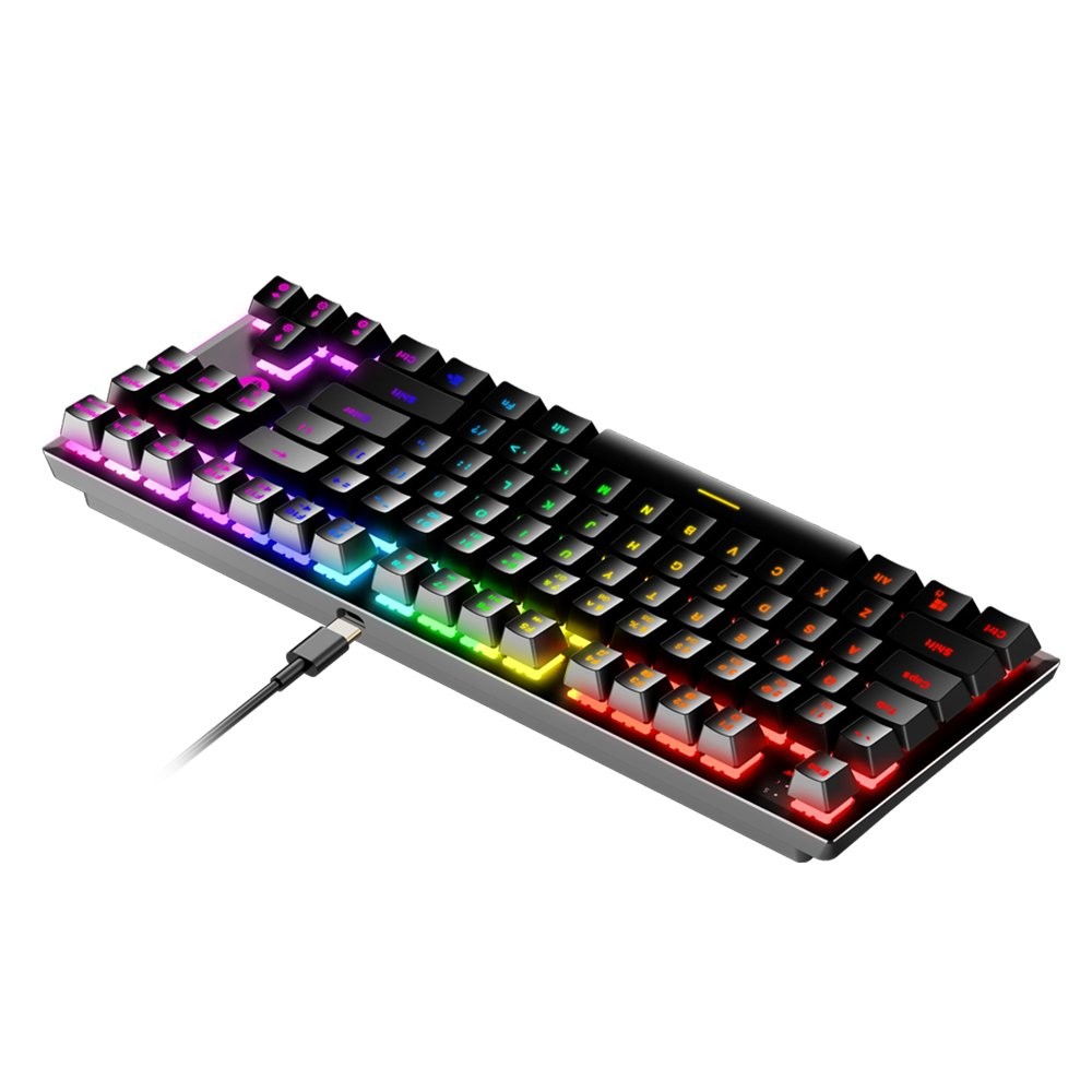 คีย์บอร์ดเกมมิ่ง Fantech Gaming Keyboard Mk856 Mechanical Red Switch ...