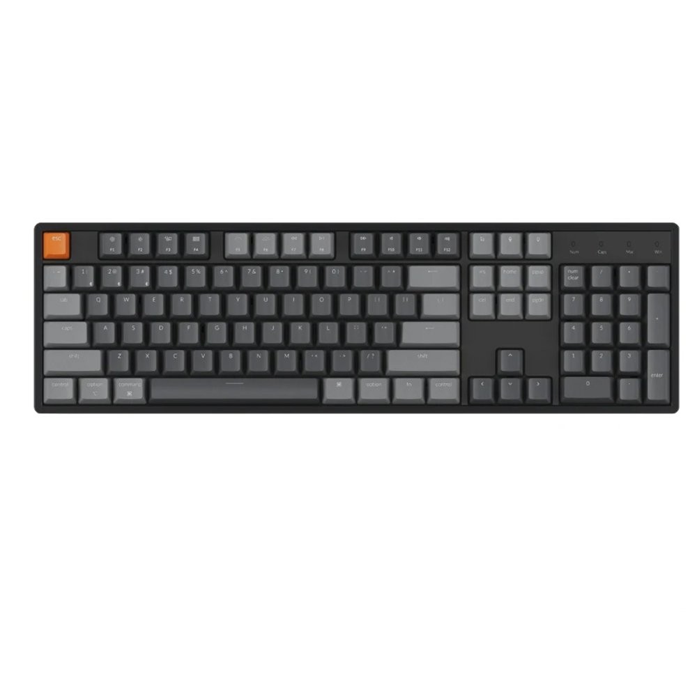 Keychron Gaming Keyboard K10 Wireless Mechanical Gateron (Hot-swappable) Brown Switch DG