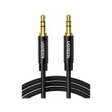 สาย UGREEN AUX 3.5mm M to M Nylon Cable 1M. Black