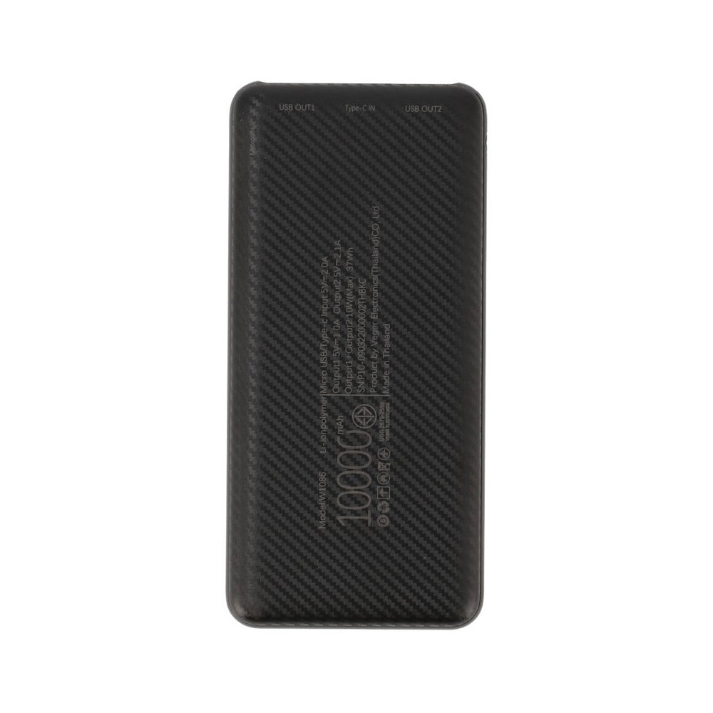 พาวเวอร์แบงค์ TECHPRO 10,000 mAh 2.1A P10