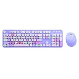 MOFii Wireless Mouse + Keyboard Sweet Mixed Purple (TH/EN)