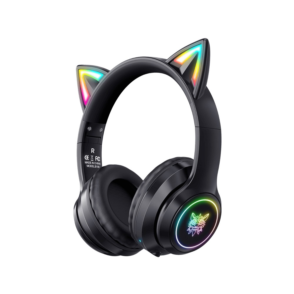 หูฟังเกมมิ่ง Onikuma Gaming Headset B90 RGB Cat Ear Bluetooth 5.0 ...