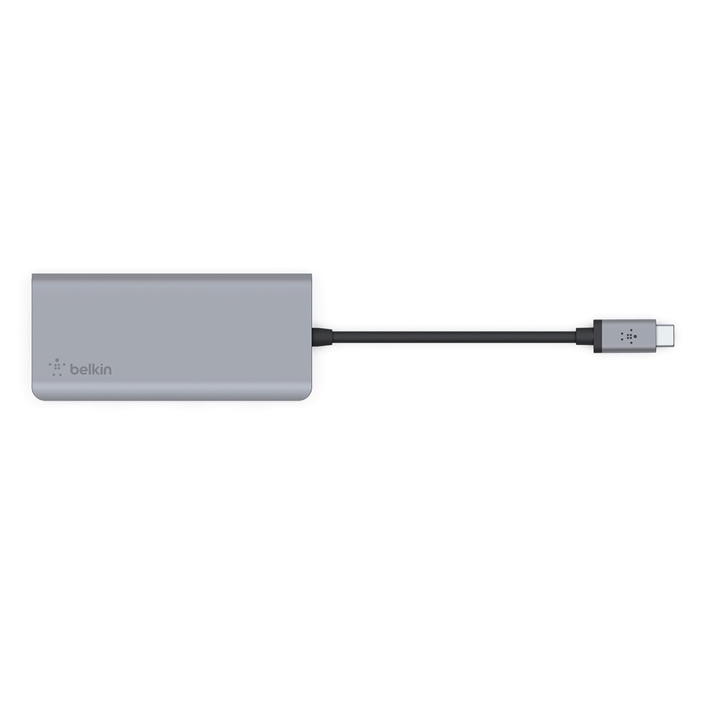 Belkin 5-in-1 USB-C Hub (AVC007BTSGY) Gray