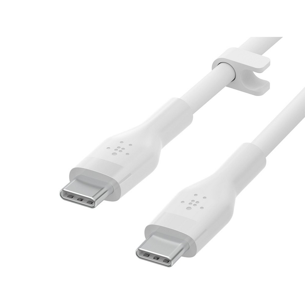 สายชาร์จ Belkin USB-C to USB-C Cable Flex Charge 1 เมตรWhite