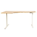 โต๊ะปรับระดับเพื่อสุขภาพ Bewell Smart Adjustable Table L Shape WH180-OAK