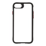 TECHPRO เคส iPhone SE 3 (2022)/8/7 (4.7 inch) Black Matted Frame with Red Button