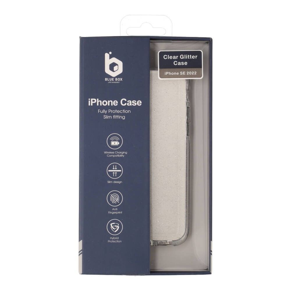 Blue Box เคส iPhone SE 3 (2022)/8/7 (4.7 inch) Clear Glitter