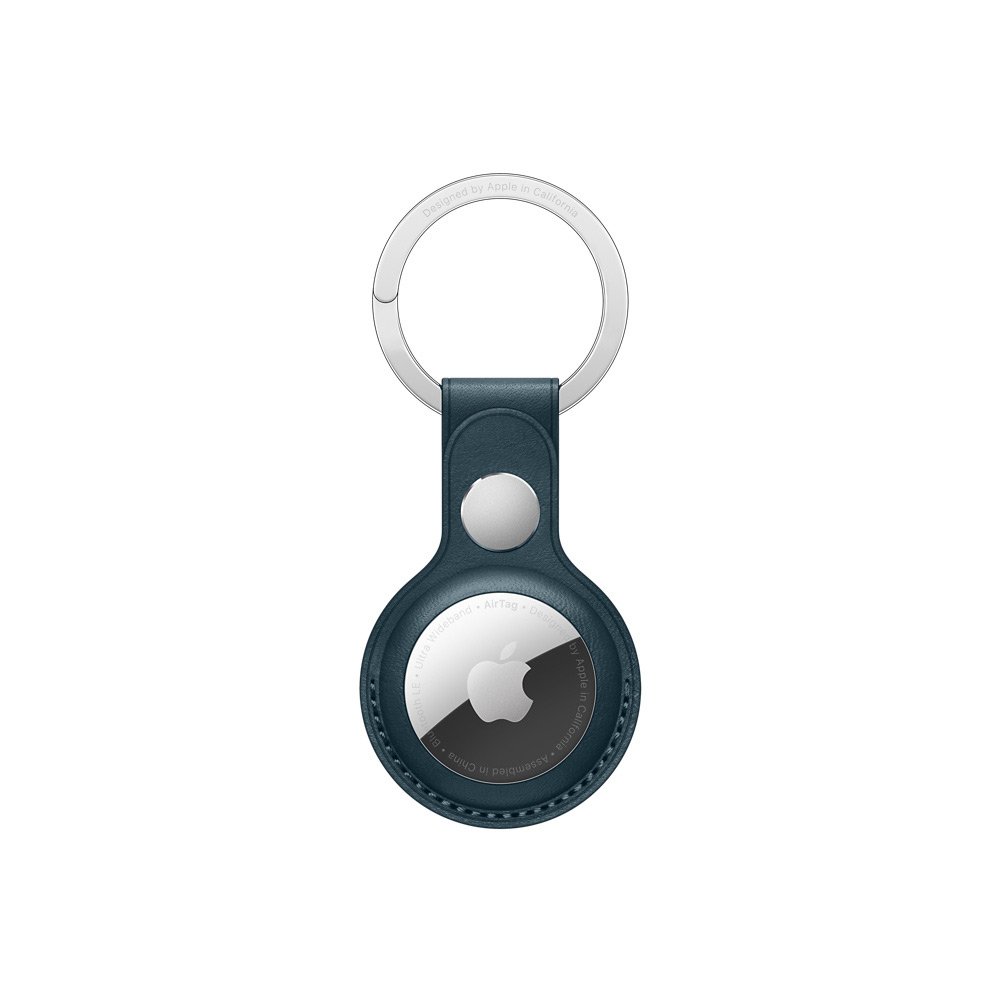 พวงกุญแจหนัง Apple AirTag Leather Key Ring Baltic Blue Studio7 online
