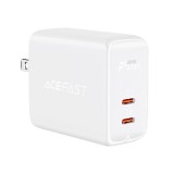 ACEFAST Wall USB Charger 2 USB-C (PD40W) Dual Port White