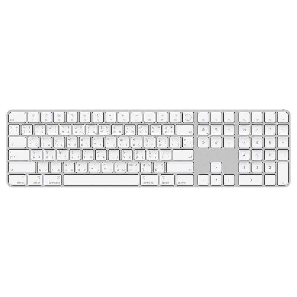 Apple Magic Keyboard with Touch ID and Numeric Keypad for Mac computers with Apple silicon - Thai (M1 2020)
