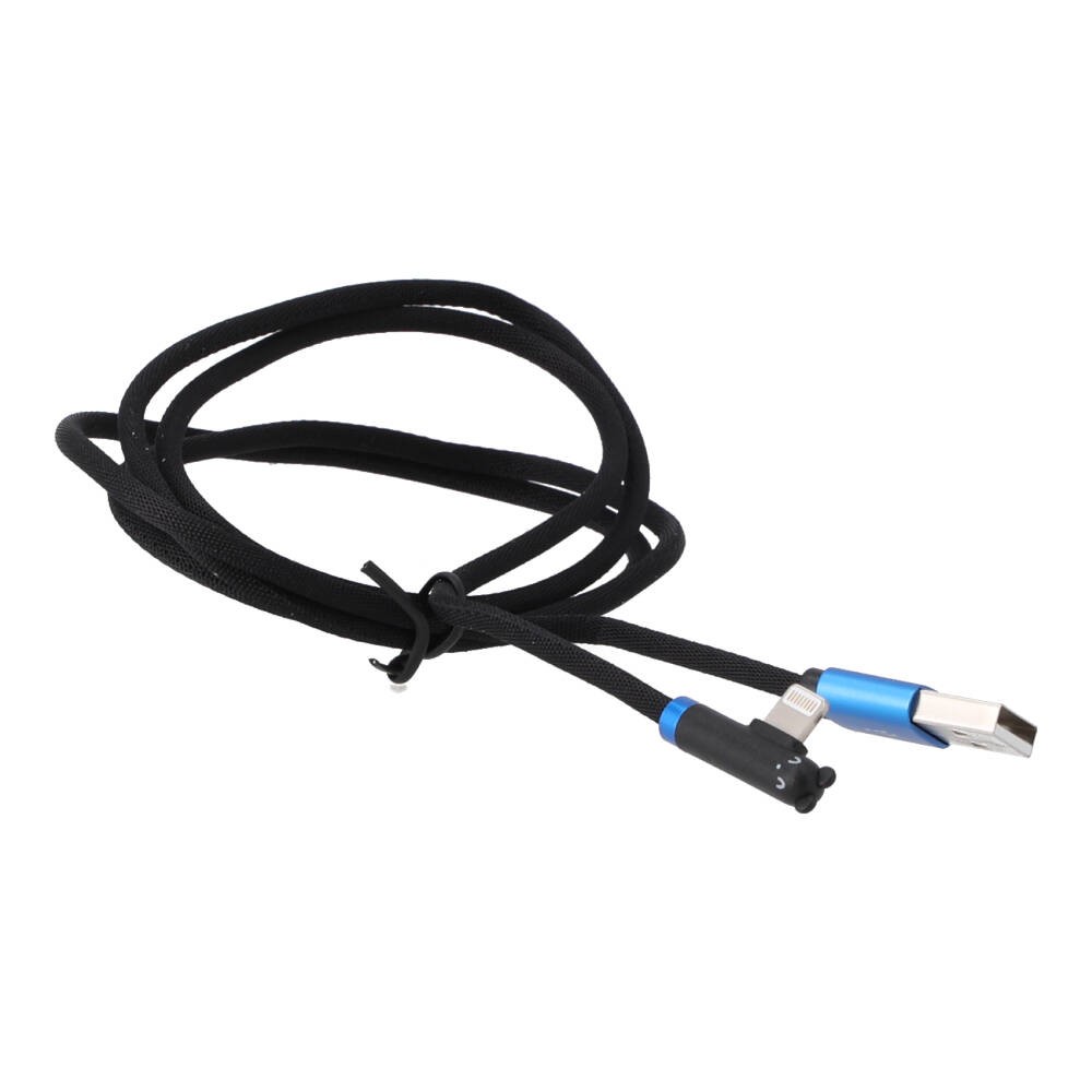 สายชาร์จ QPLUS 90 Degree Charging Data Lightning 1 เมตร