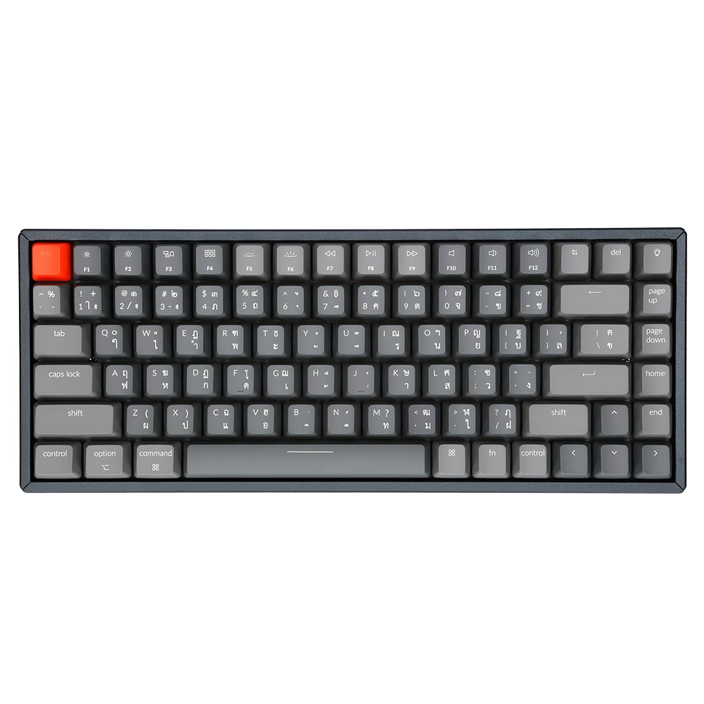 Keychron Gaming Keyboard K2 V.2 Wireless Mechanical Gateron (Hot-swappable) Brown Switch DG