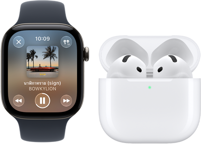 Apple Watch Series 12, āļāļąāļ§āđāļĢāļ·āļāļāļāļ°āļĨāļđāļĄāļīāđāļāļĩāļĒāļĄ, āļŠāļĩāļāļģ, āļŠāļēāļĒāđāļāļ Sport Band āļŠāļĩāļāļģ, āđāļāļ Apple Music āđāļāļīāļāļāļĒāļđāđ, āļāļąāļāļāļđāđāļāļąāļ AirPods 4
