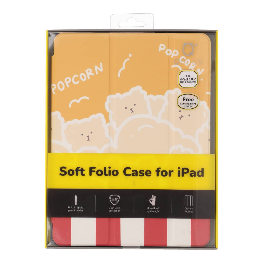 เคส QPLUS iPad Gen 9 (2021) / Gen 8 (2020) Yellow Popcorn