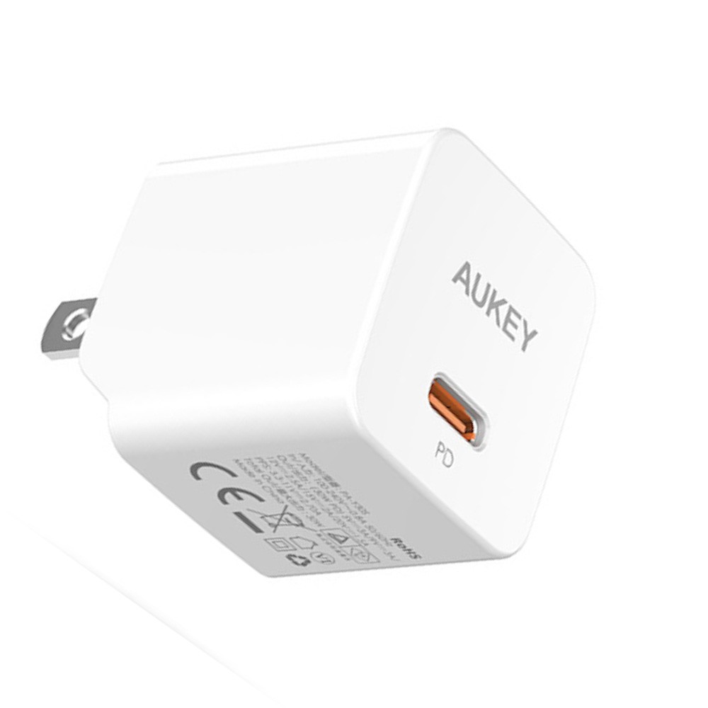 AUKEY Wall USB Charger 1 USB-C (PD30W) White (PA-Y30S)