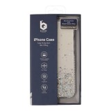Blue Box เคส iPhone 13 Pro Max Clear Glitter with black camera frame