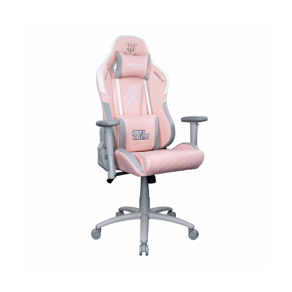 เก้าอี้เกมมิ่ง Nubwo Gaming Chair Professional X112 Pink/Gray