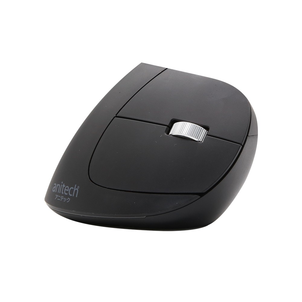 เมาส์ไร้สาย Anitech Bluetooth and Wireless Vertical Mouse (W230) Black