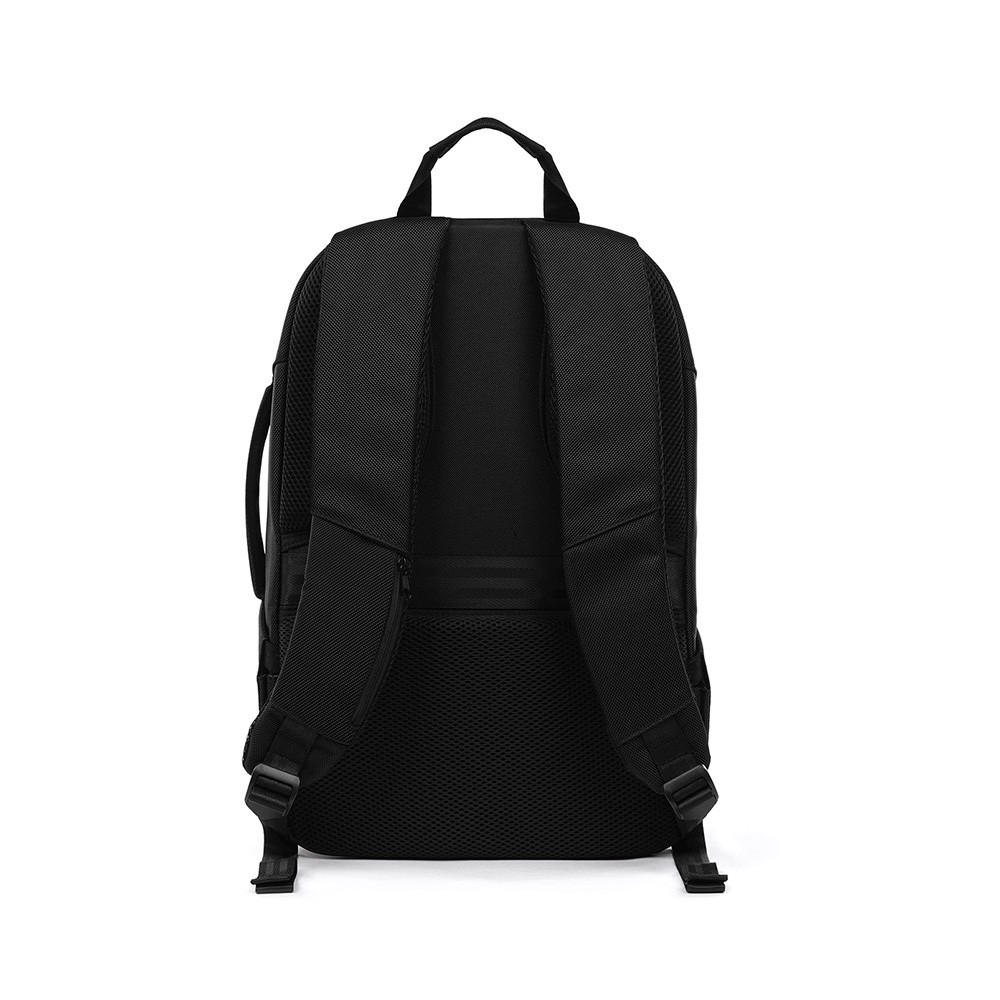 backpack white and black