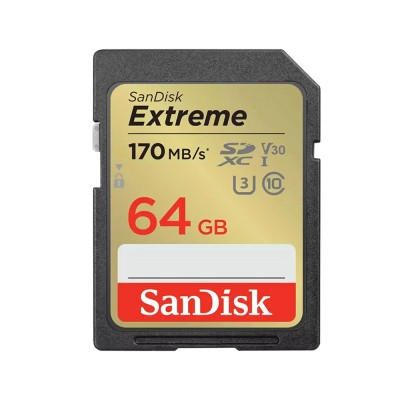 เมมโมรี่การ์ด SanDisk Extreme SDXC V30 U3 C10