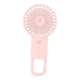 พัดลมพกพา QPLUS Portable Fan with Carabiner - Pink
