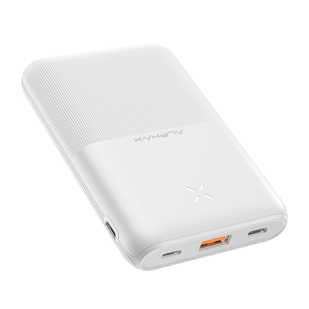 พาวเวอร์แบงค์ ALPHA 10,000 mAh B10PD White