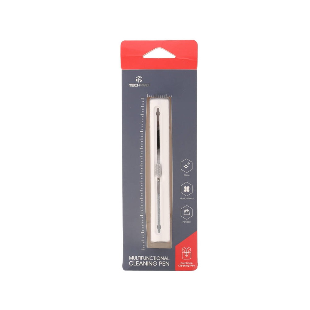 TECHPRO Multifunctional Earphone Cleaning Pen White