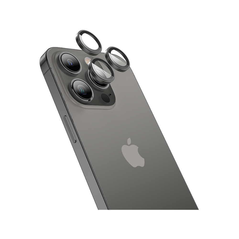 AMAZINGthing ฟิล์ม Camera Lens iPhone 14 Pro/14 Pro Max Space Grey