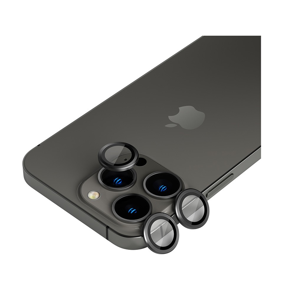 AMAZINGthing ฟิล์ม Camera Lens iPhone 14 Pro/14 Pro Max Space Grey