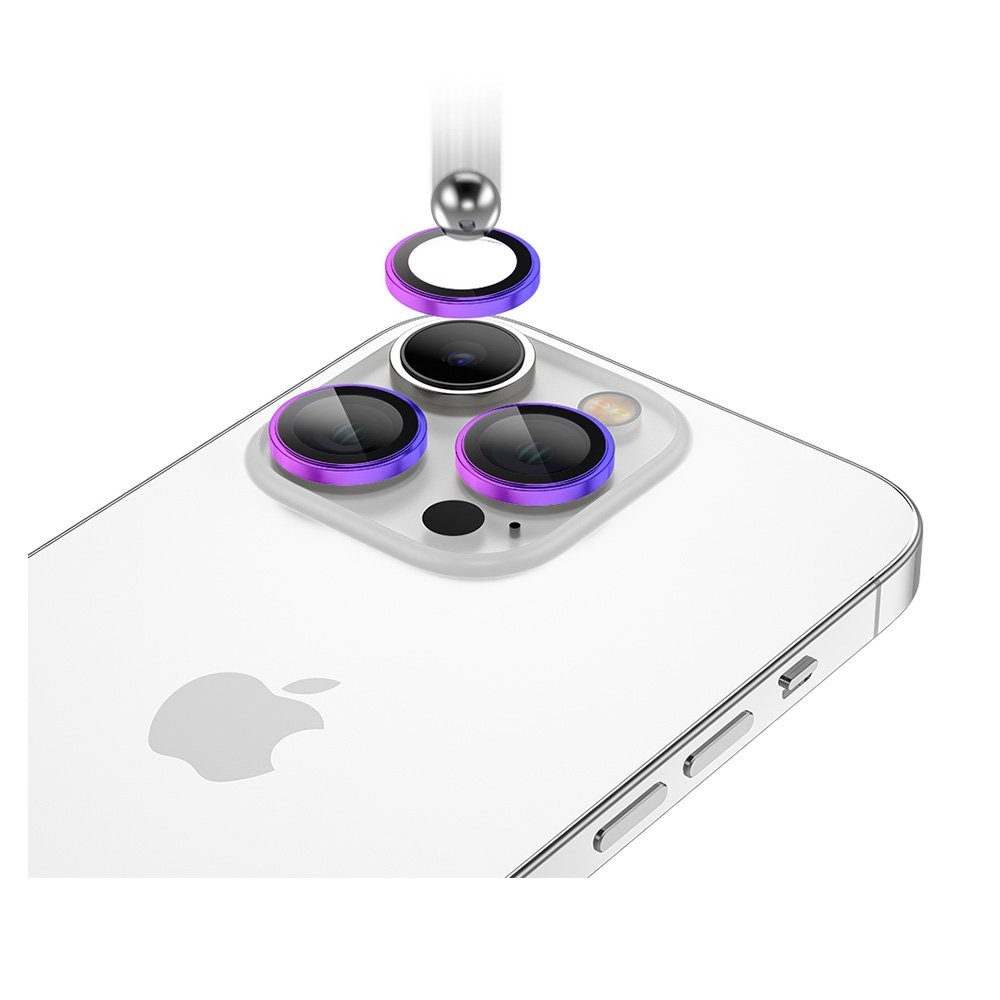 AMAZINGthing ฟิล์ม Camera Lens iPhone 14 Pro/14 Pro Max New Purple