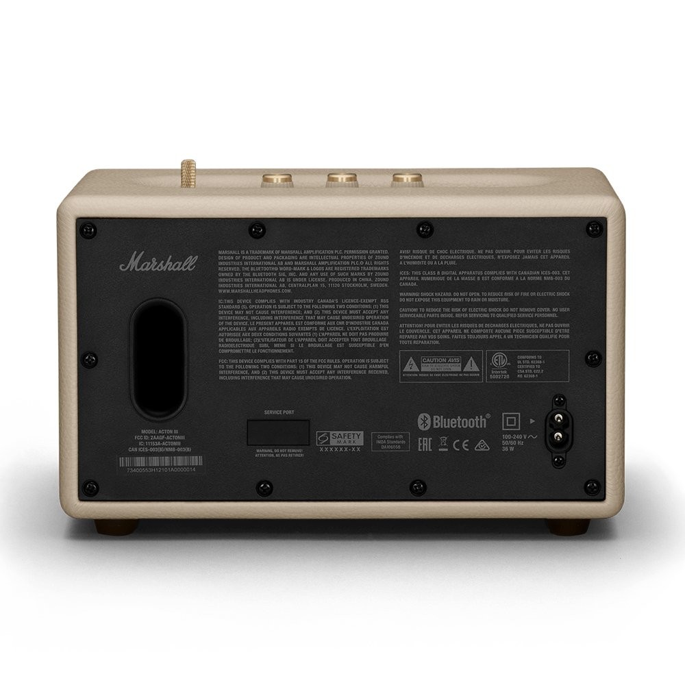 ลำโพงบลูทูธ Marshall Bluetooth Speaker Acton III Cream