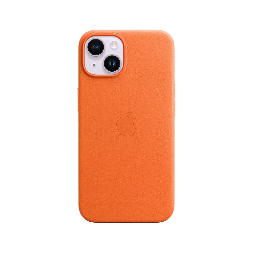 เคส Apple iPhone 14 Leather Case with MagSafe Orange Studio7 online