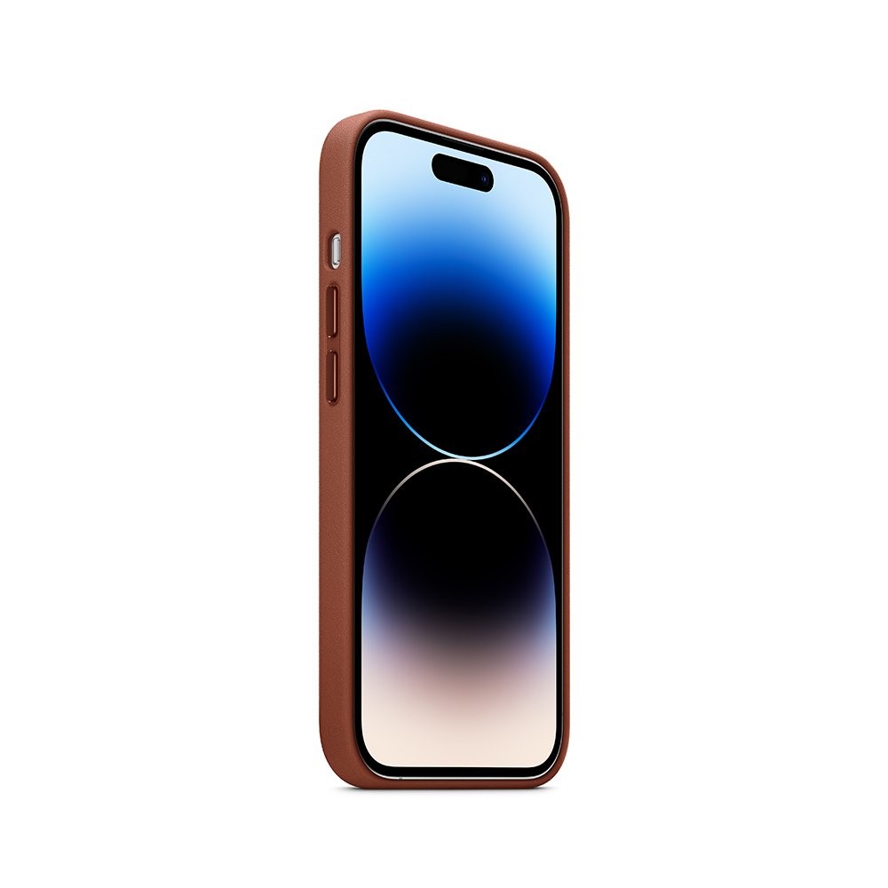 เคสหนัง Apple iPhone 14 Pro Leather Case with MagSafe - Umber | Studio7 ...