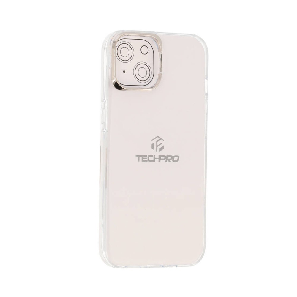 เคส TECHPRO iPhone 14 TPU Transparent with Camera Stand