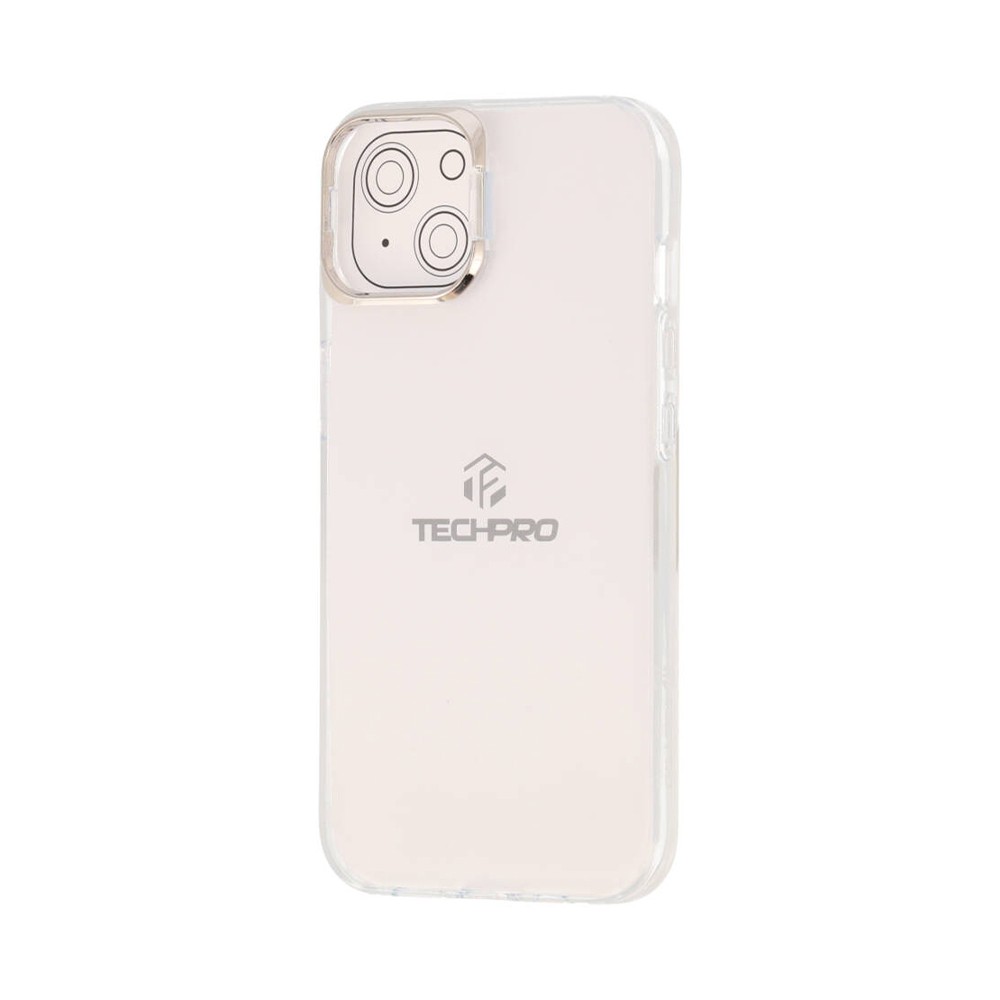 เคส TECHPRO iPhone 14 TPU Transparent with Camera Stand